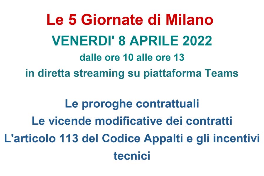 BANNER - Le 5 Giornate di Milano.webinar 8 aprile 2022